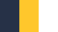 Navy/Mid Yellow/White